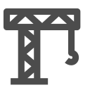 Tower crane - line 2 Icon