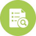 Query of medical record in different places Icon