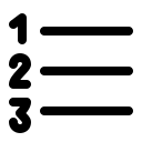 List_Numbered Icon