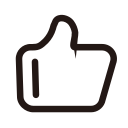 give the thumbs-up Icon