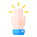 General three finger click Icon