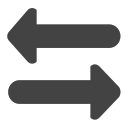 si-glyph-arrow-two-left-right Icon