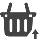 si-glyph-basket-arrow-up Icon