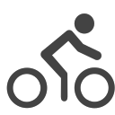 si-glyph-bicycle-man Icon