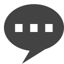 si-glyph-bubble-message-dot-2 Icon