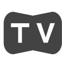 si-glyph-button-tv Icon