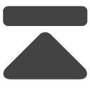 si-glyph-upwards-arrow-to-bar Icon