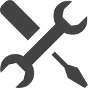 si-glyph-wrench-screwdriver Icon