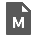file-markdown-fill Icon