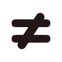 Not Deep Equal Icon