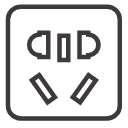 International five port plug pin Icon