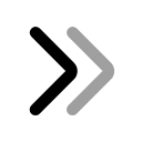 chevron_double_forward Icon