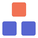 Output settings - two colors Icon