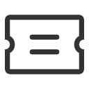 Coupon 1-linear Icon