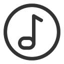 Music - Linetype Icon