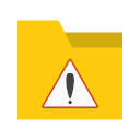 5718 - Warning on Folder Icon