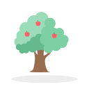 fruit tree. SVG Icon