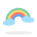 rainbow. SVG Icon