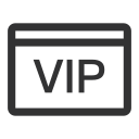 vip-card-o Icon