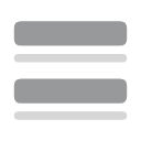 Graphic navigation_two lines_Unselected Icon