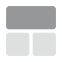 Window template_1 up 2 down_ unselected Icon