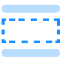 Split placeholder_auxiliary blank_selected Icon