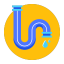 Surface water pipe Icon