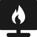 Fire monitoring Icon