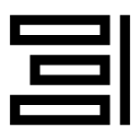 align-horizontal-right-line Icon