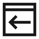 display-arrow-left-line Icon