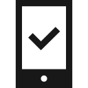 mobile-check-line Icon