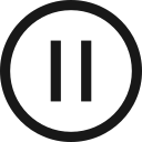 pause-outline-line Icon