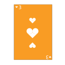 Poker hearts 3 Icon