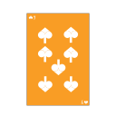 Spade poker 7 Icon