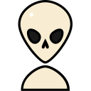 Horror movie alien Icon