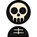 Horror movie - skeleton Icon
