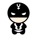 Black bat King Icon