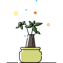 Plant icon - fortune tree Icon