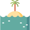 isolated island Icon