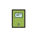 A flat book Icon