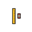 Ruler rubber Icon