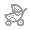 Baby carriage_ monochrome Icon
