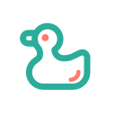 Small water duck Icon