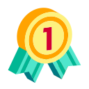 Surface medal 2.5D Icon