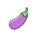 Daily 2_ eggplant Icon