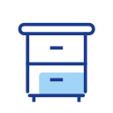 Furniture products bedside table Icon