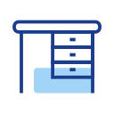 Furniture products - computer table Icon