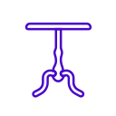 Triangular tea table Icon