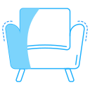 Single person sofa Icon