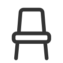 Superior home single line stool Icon